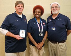 Jim Bogle with Connie and Bryan